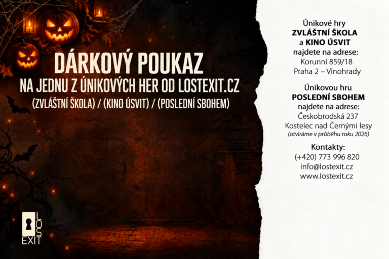 Halloween – dárkový poukaz